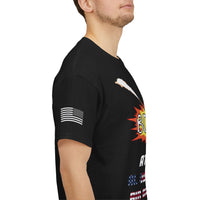 cotton black tee right side